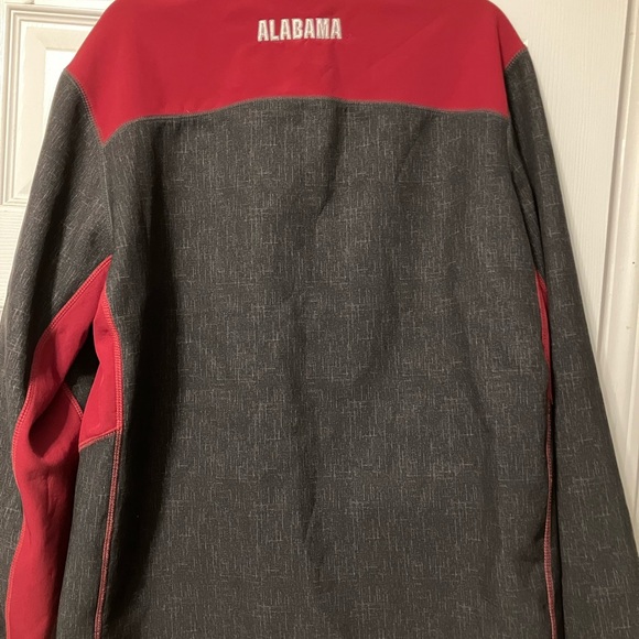 Men’s Colosseum NCAA Alabama Crimson Tide Zip Up Jacket Size L - Picture 3 of 4